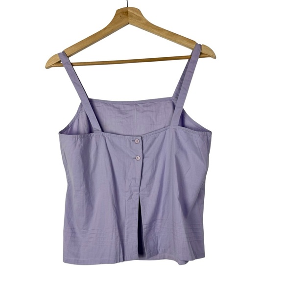 Delia's Lilac Purple Y2K Square Neck Tank Top XL - Picture 2 of 4
